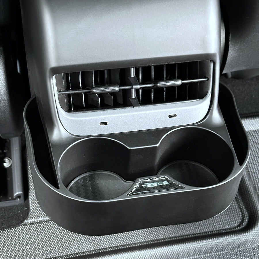 Model 3 & Y Backseat Double Cup Holder & Phone Holder