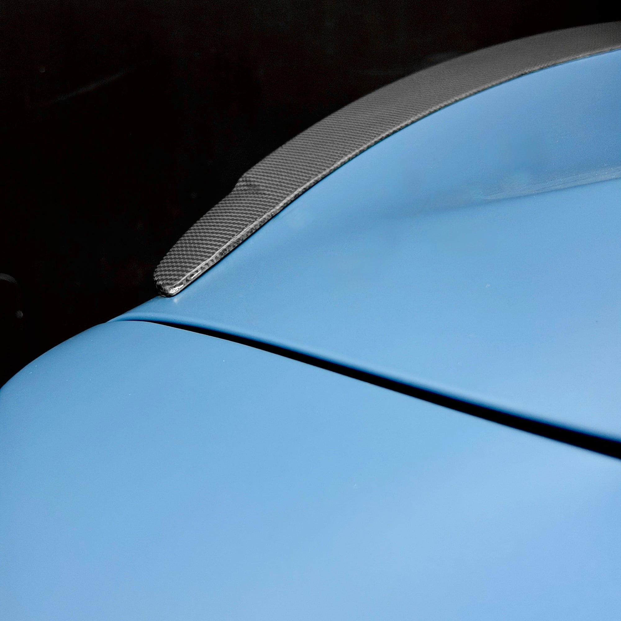 2012-2026 | Model S 2026 Plaid Curved Style Spoiler - Real Dry Molded Carbon Fiber