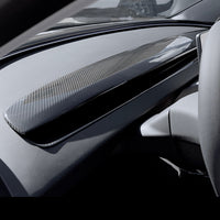 2024+ | Model 3 Dashboard Upgrade Kit - Overlay (3 Piece Options) - Real Dry Molded Carbon Fiber Overlay