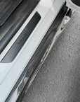 2020+ | Model Y Colossal Delfino Side Skirt Overlays - Real Dry Molded Carbon Fiber