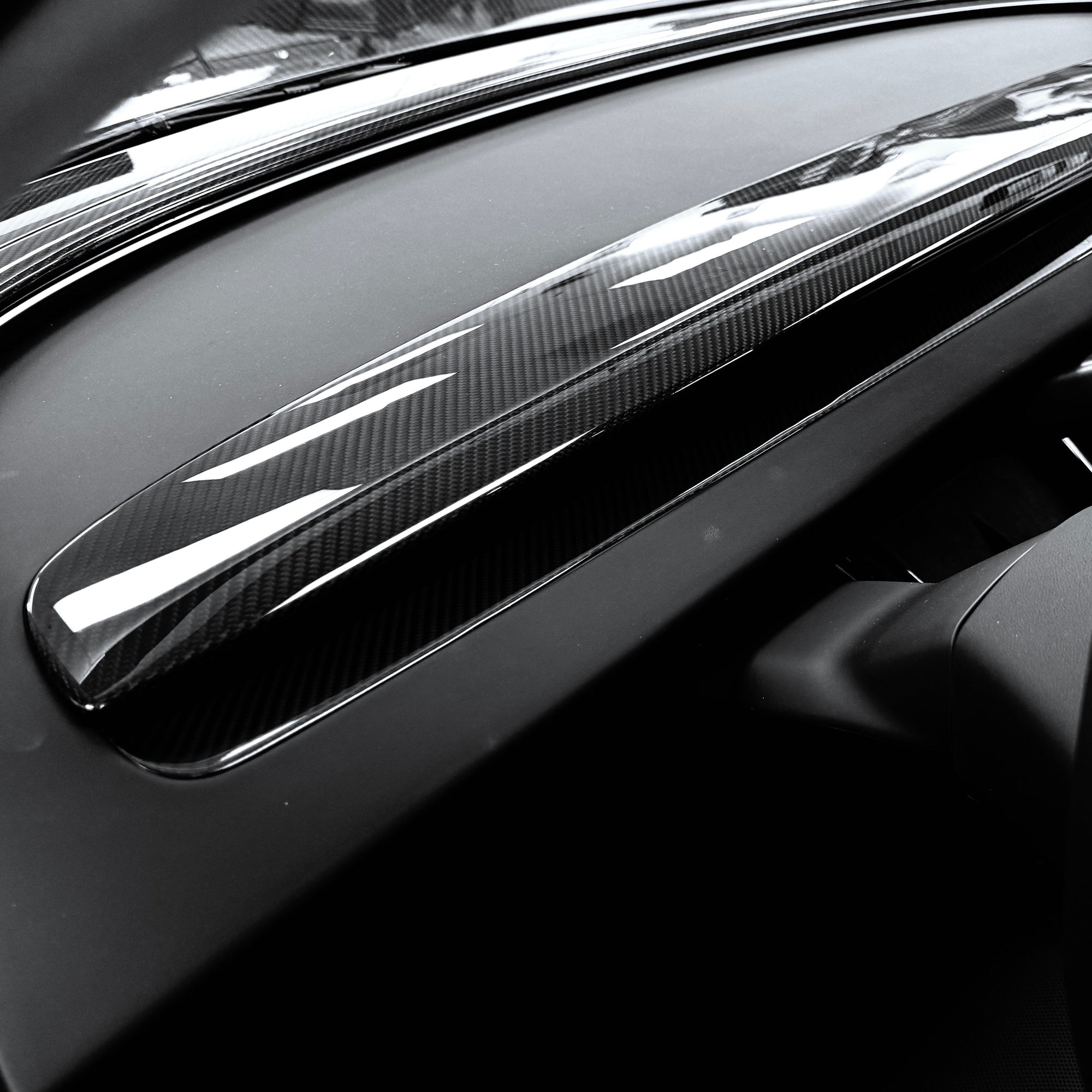 2024+ | Model 3 Highland Refreshed Full Interior Carbon Fiber Kit Bundles (20 Pieces) - Real Dry Molded Carbon Fiber