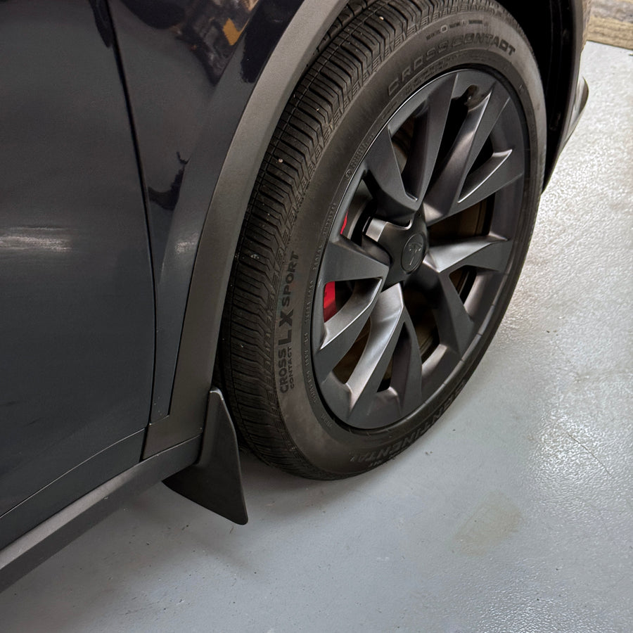 2022+ Model X Mud Flaps Bendable & Flexible Screwless (Gen. 2) S RPM TESLA Aftermarket