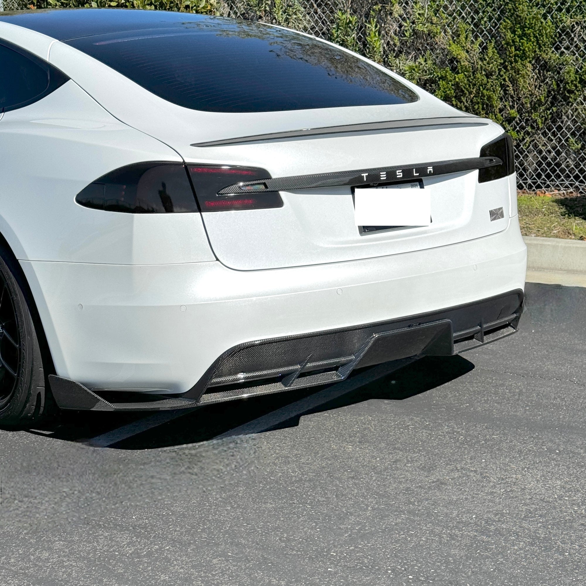 2021+ | Model S Viento Replacement Diffuser - Real Molded Carbon Fiber ...