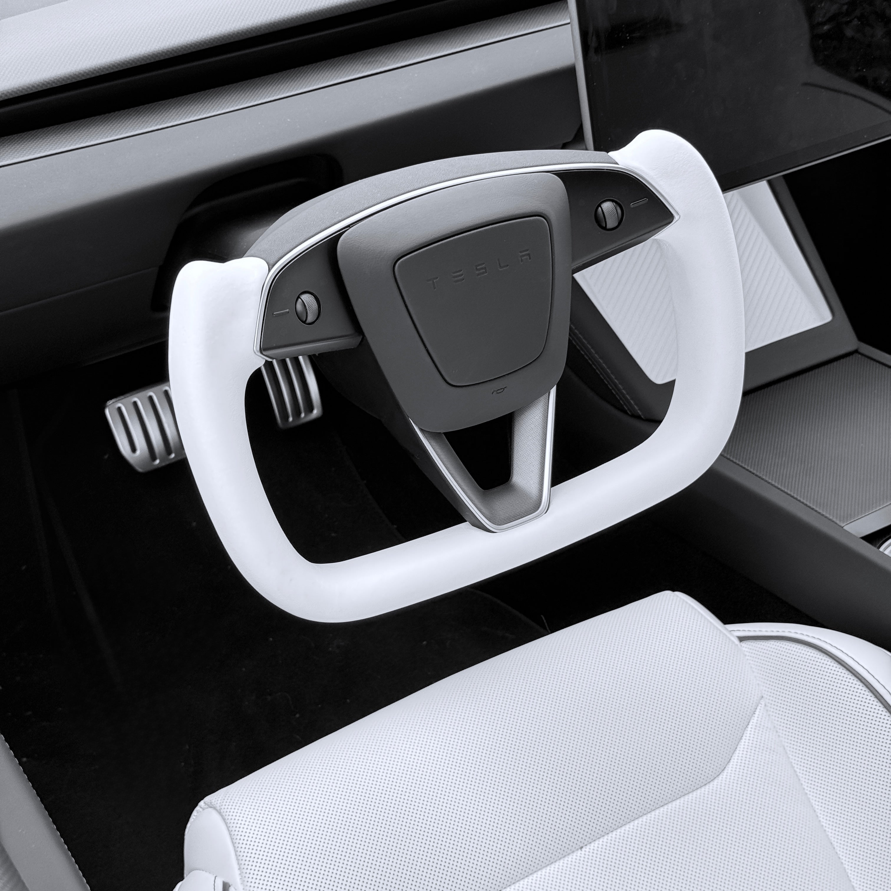 Tesla model 3 ヨークステアリング TESLA Model3 ModelY YOKEステアリング ハンドル テスラ イーロン