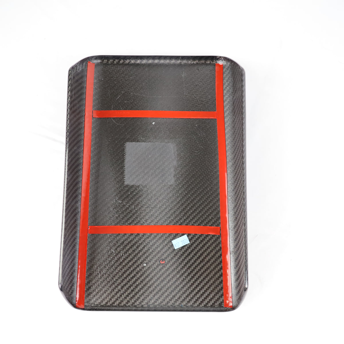 2026+ | Model Y Juniper Refreshed Armrest Overlay - Real Dry Molded Ca ...