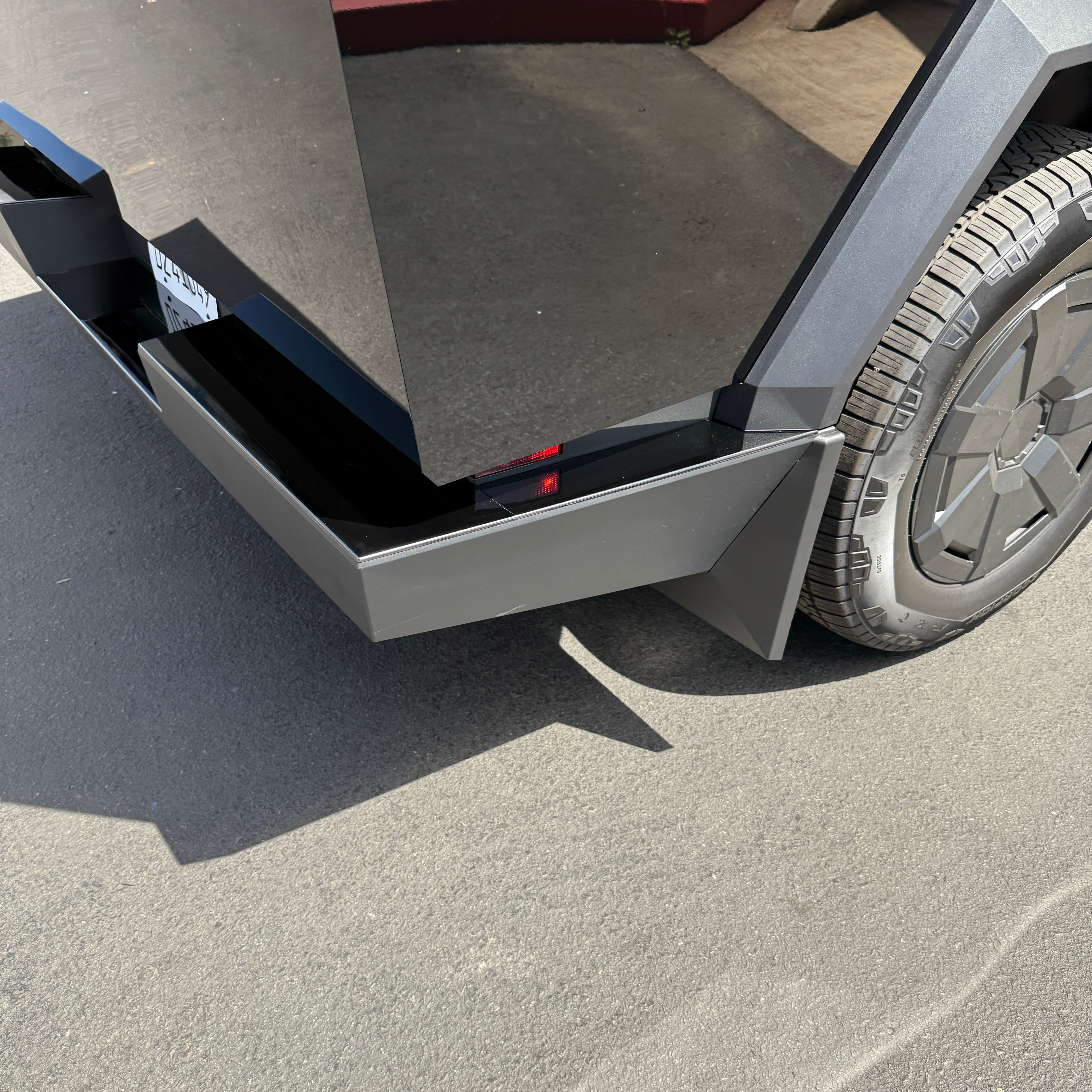Cybertruck Rear Bumper Guard – Black or Polished Aluminum – RPM TESLA ...