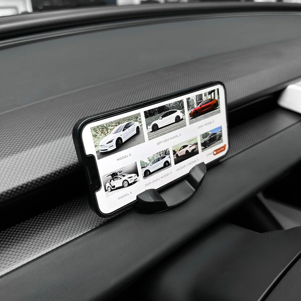 2026+ | Model Y Juniper Refreshed Dashboard Phone Holder - Black