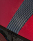 Model S Hood Racing Stripe - Colored PPF - 10-Year Warranty - Multiple Colors