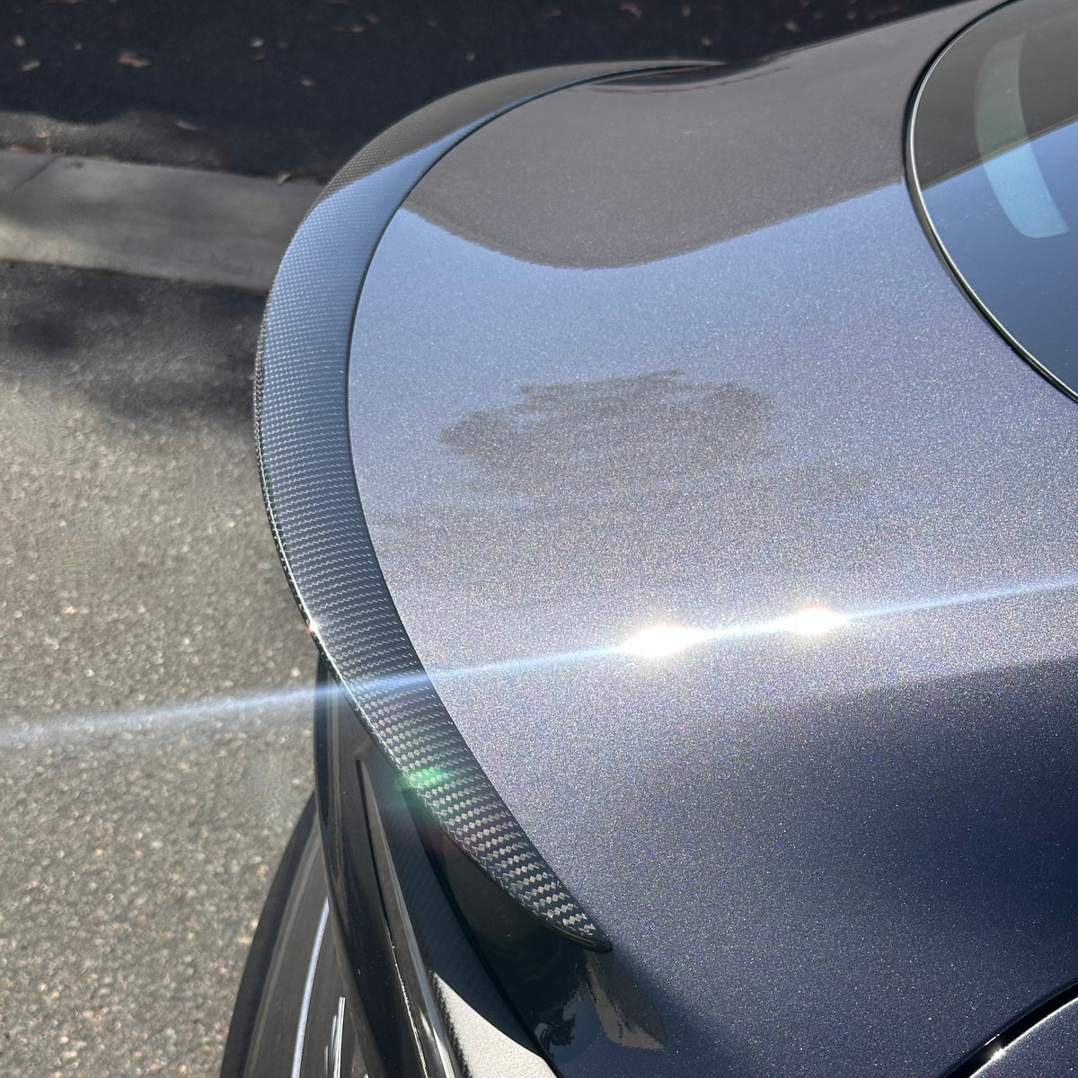 2024+ | Model 3 Highland Refreshed Blade Spoiler - Real Dry Molded Car ...