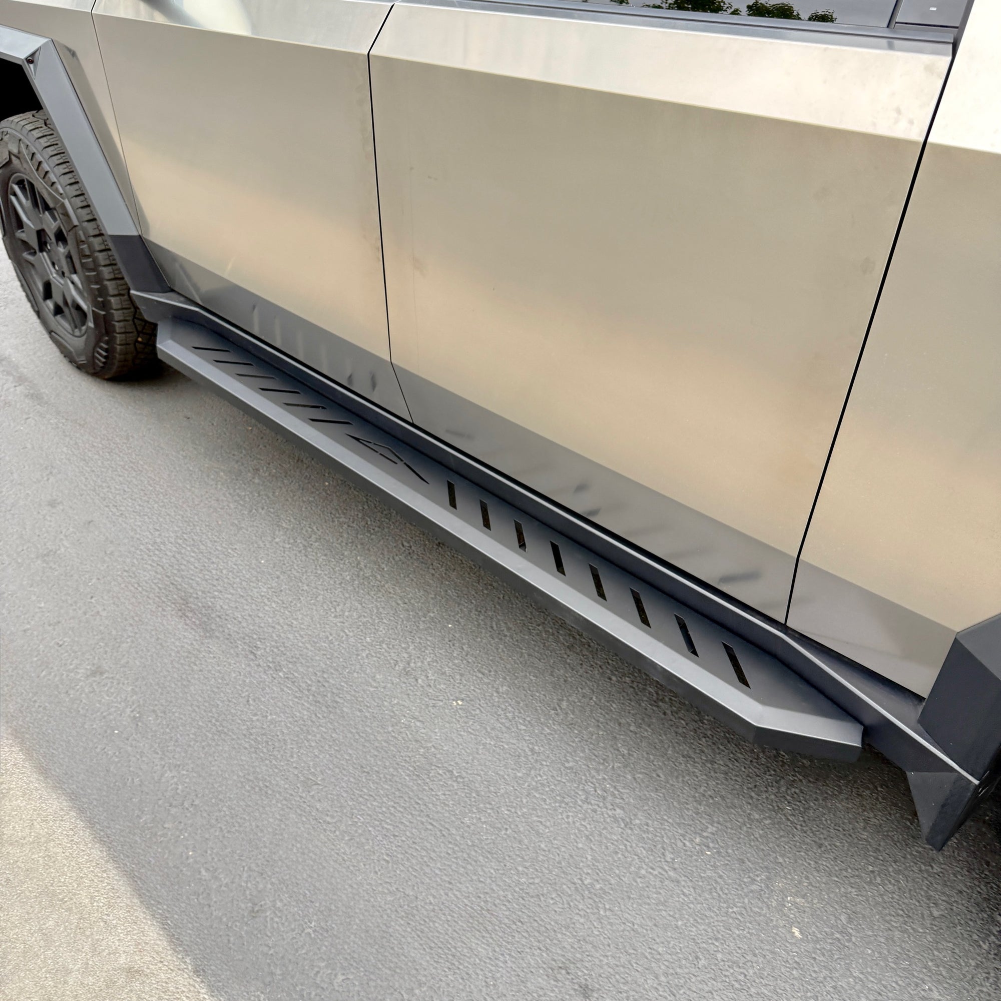 Cybertruck Running Boards Steel Side Steps (1 Full Set) - Free Ground USA Shipping