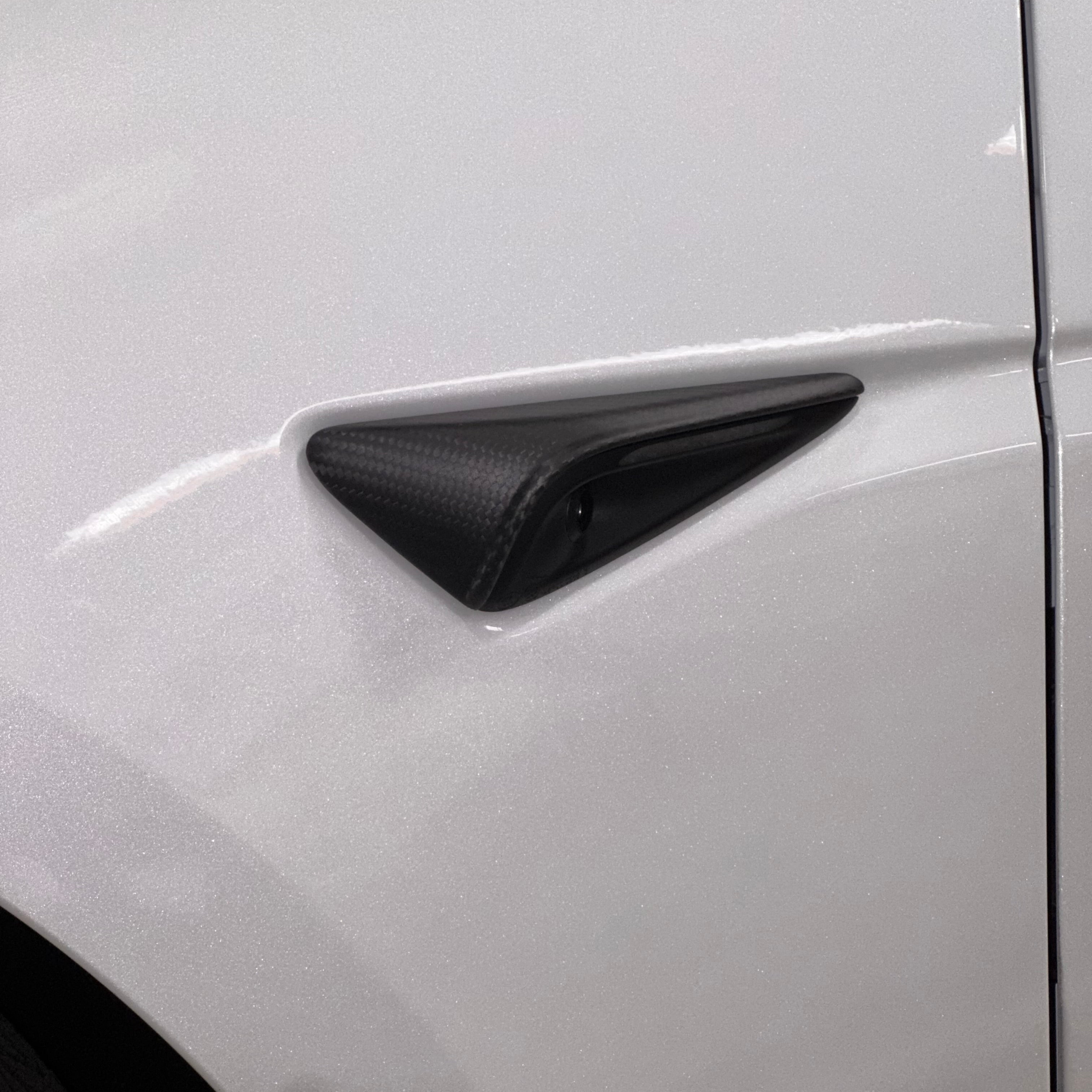 2023+ | Model 3XY Top Half Cover Turn Signal Overlays - Hardware
