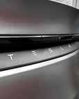 2026+ | Model Y Juniper Refreshed Tailgate Applique - Real Dry Molded Carbon Fiber