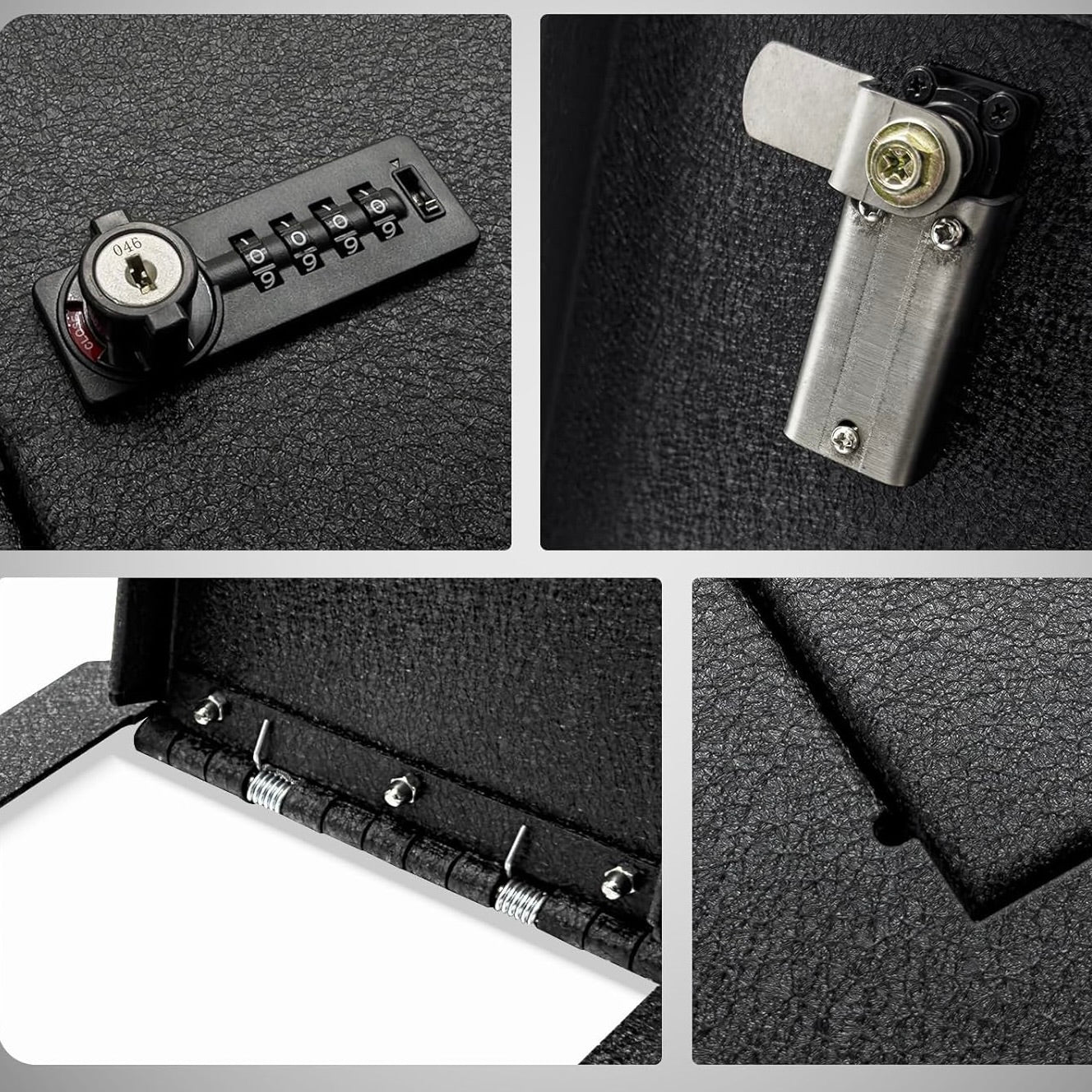 Cybertruck Center Console Dual Locking Safe - Key Locking and Combination
