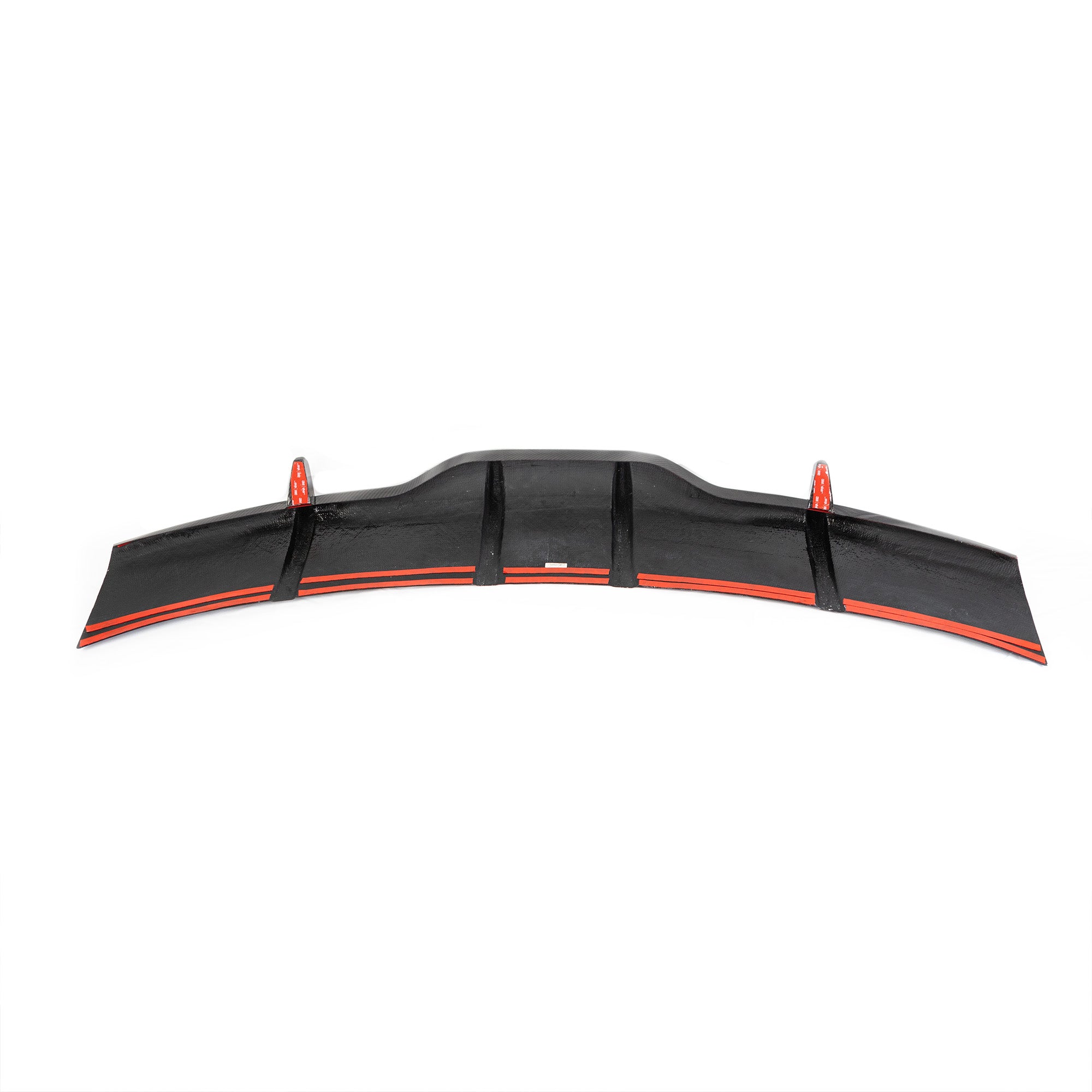 2021+ | Model S Viento Diffuser Overlay - Real Molded Carbon Fiber