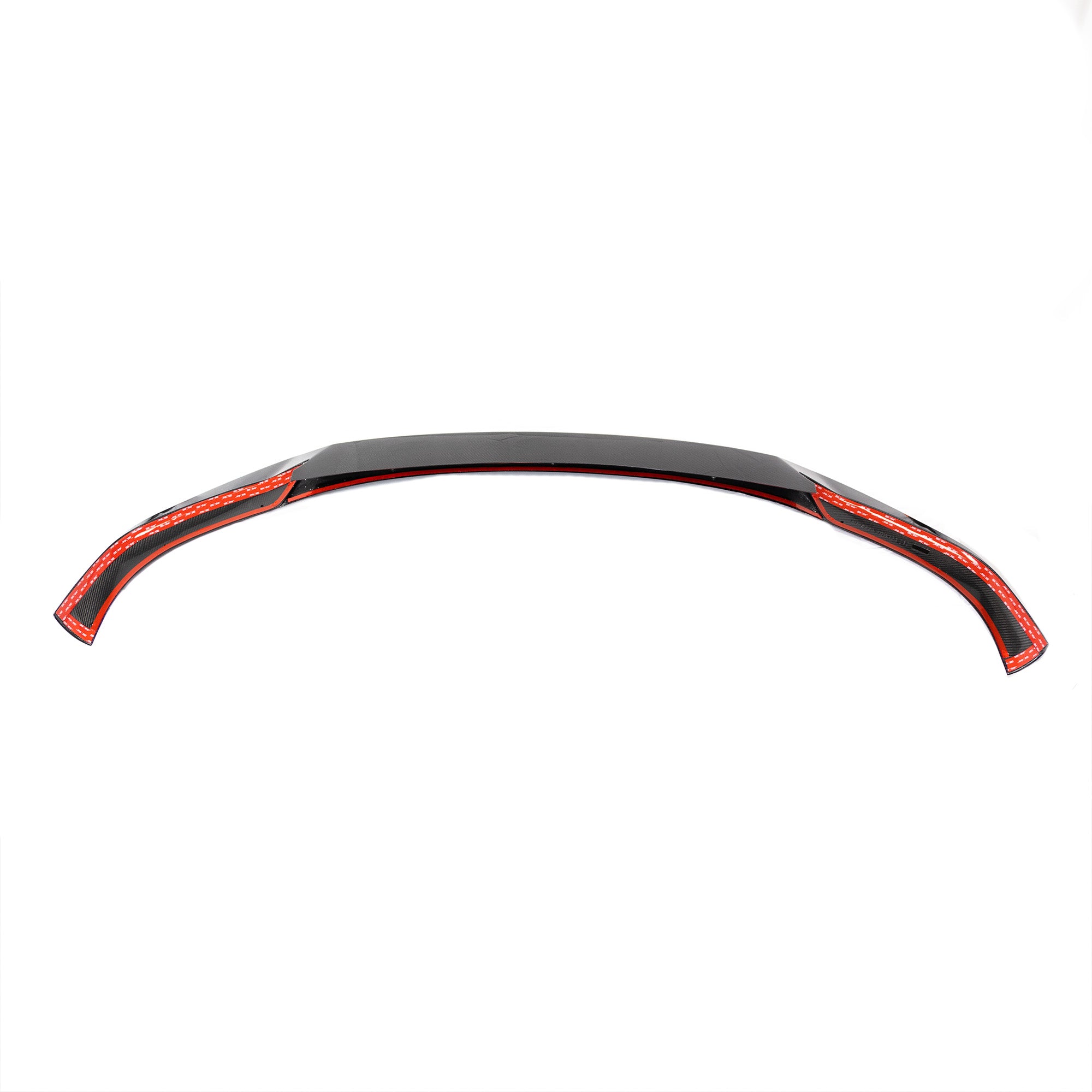 2021+ | Model S Viento Front Lip Spoiler - Real Molded Carbon Fiber