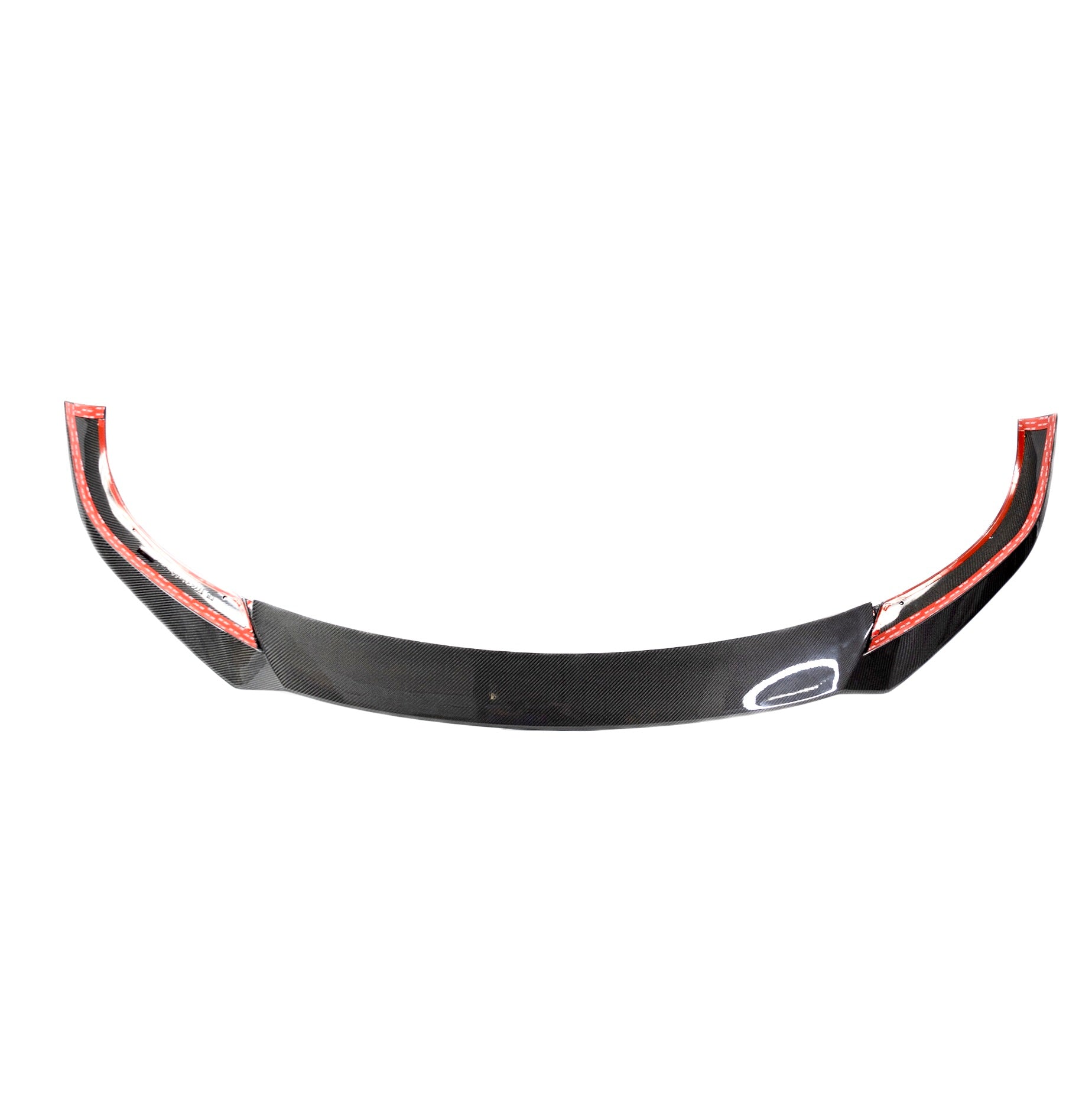2021+ | Model S Viento Front Lip Spoiler - Real Molded Carbon Fiber