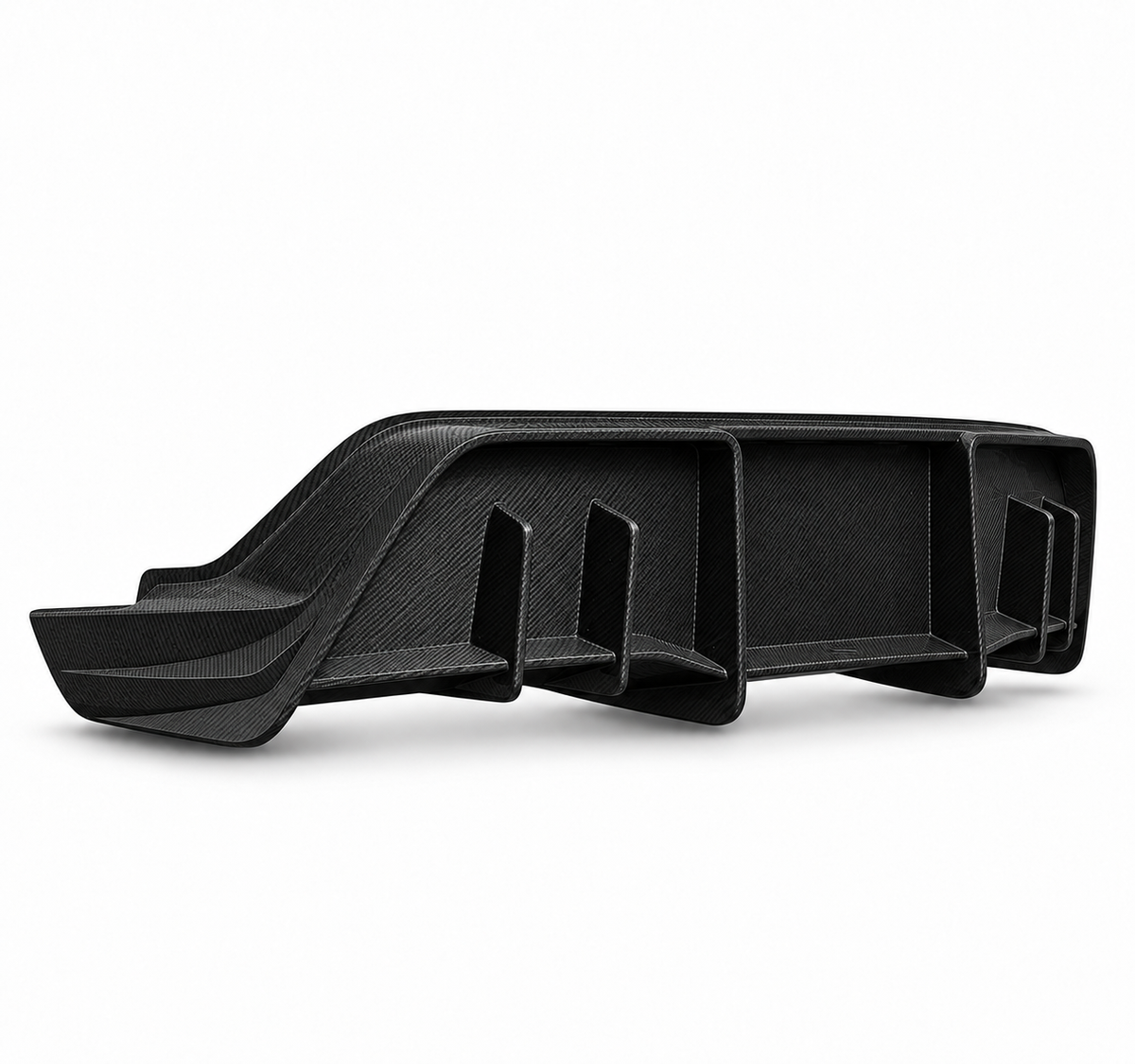2026+ | Model Y Juniper Performance Model Colossal Full Rear Diffuser Replacement - Real Dry Molded Carbon Fiber