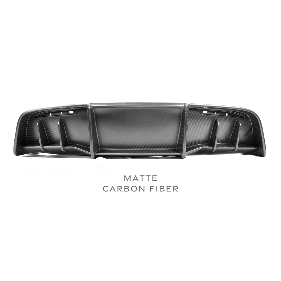 Model Y Colossal Rear Replacement Diffuser - Real Dry Molded Carbon Fiber