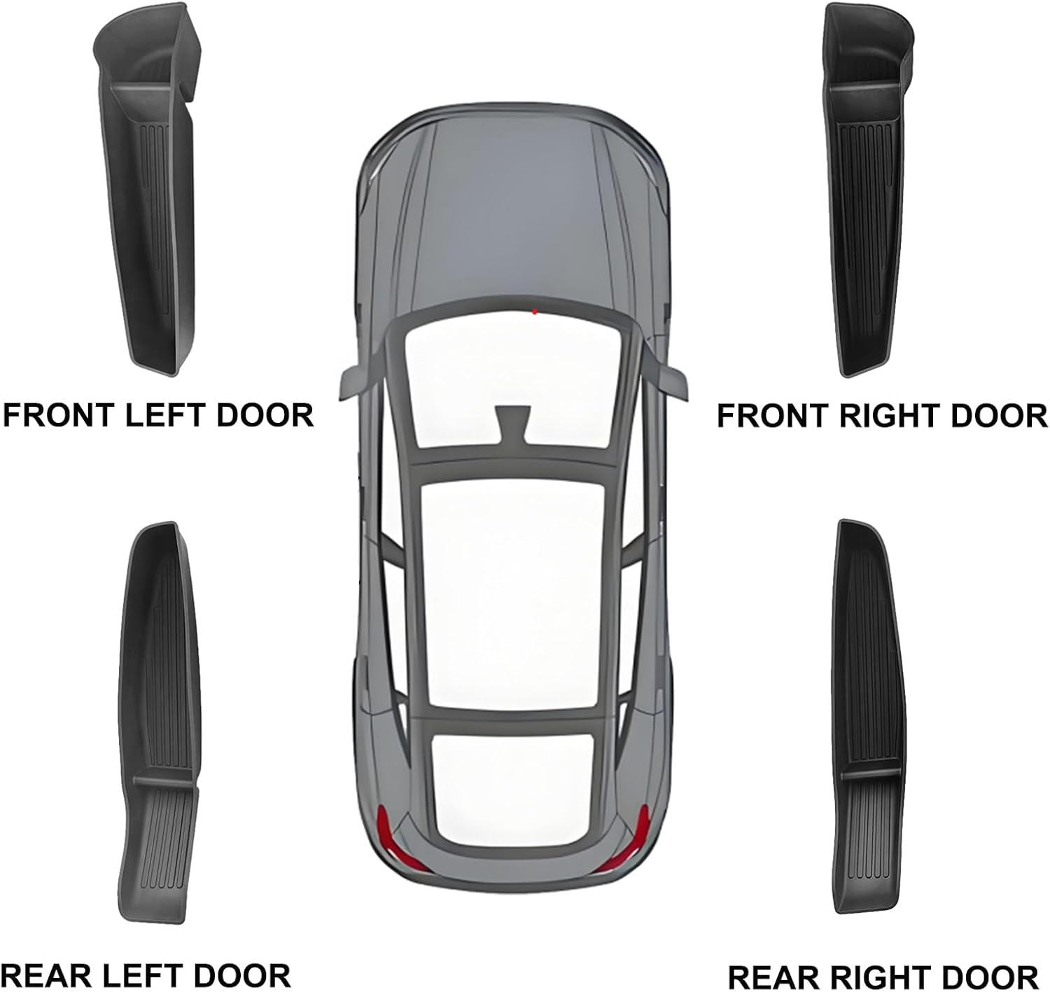 2026+ | Model Y Juniper Pocket Door Liner Inserts Front & Rear (4