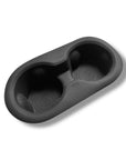 2026+ | Model Y Juniper Refreshed Backseat Soft Silicone Cup Holder Insert (Black)