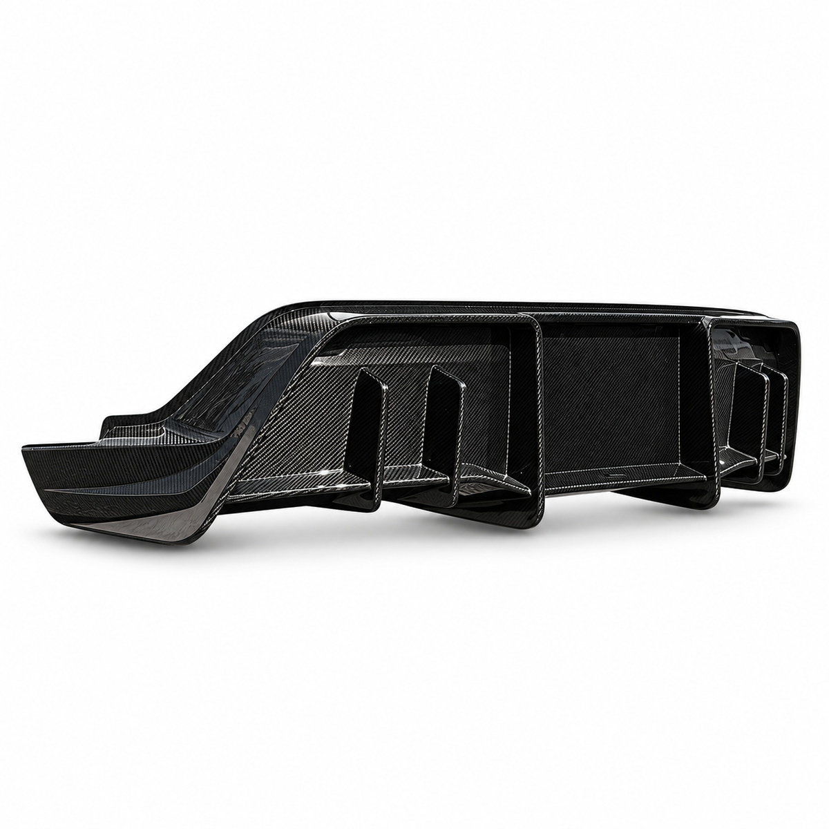 2026+ | Model Y Juniper Performance Model Colossal Full Rear Diffuser Replacement - Real Dry Molded Carbon Fiber