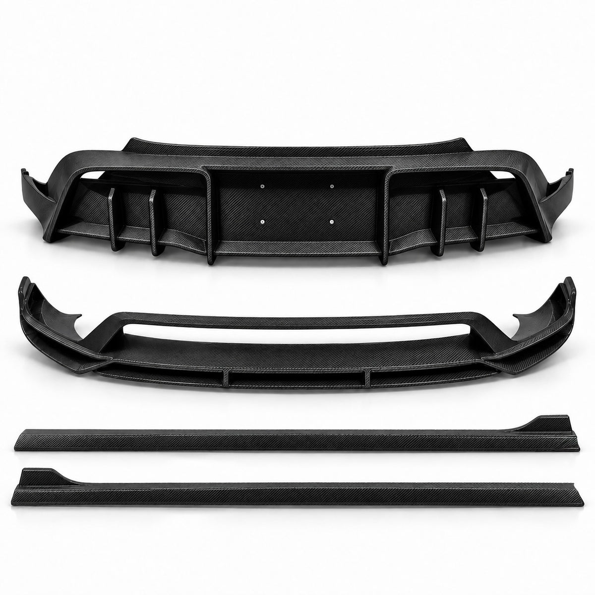 2026+ | Model Y Juniper Performance Model Colossal Full Body Kit - Real Dry Molded Carbon Fiber (4 Pieces)