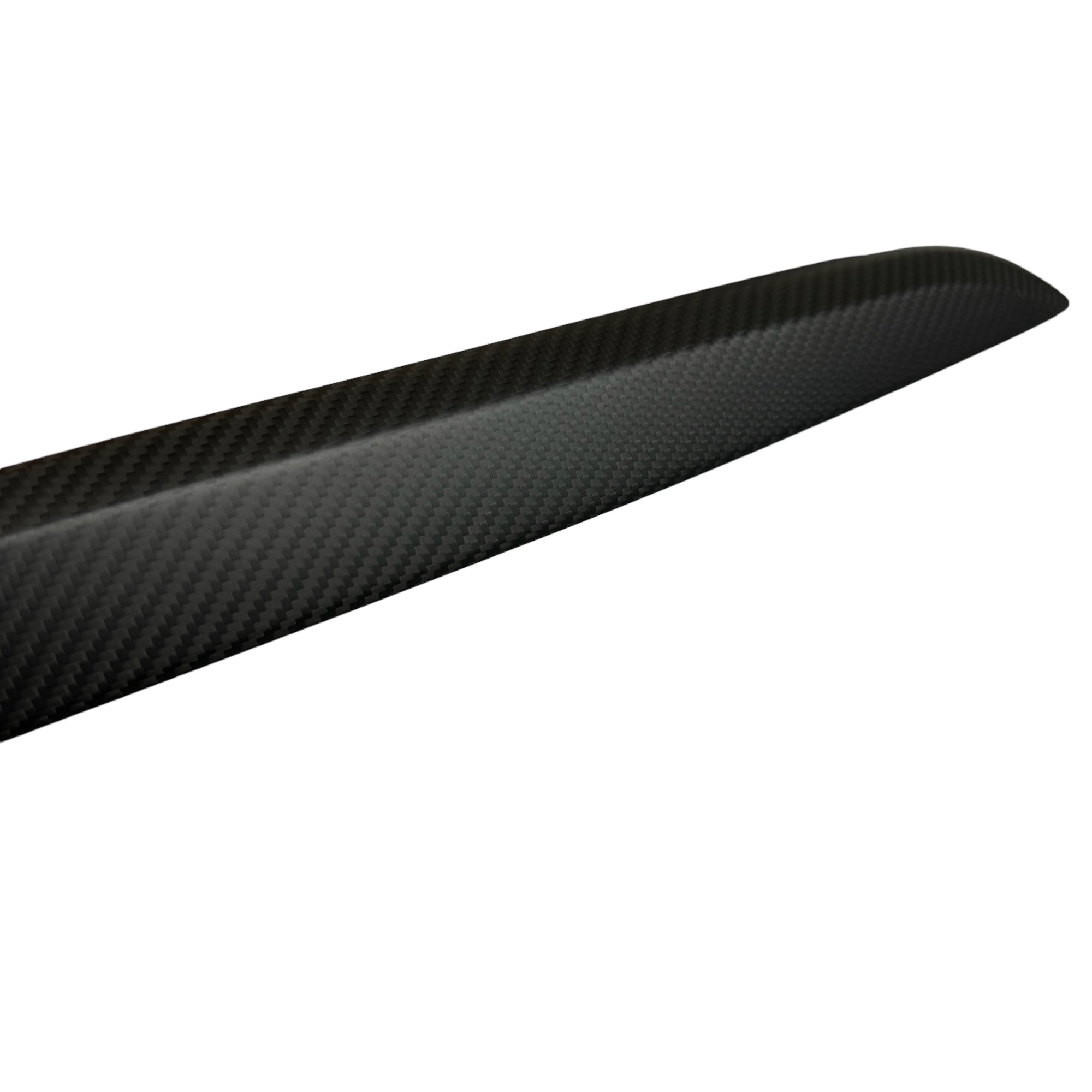 Model X Tailgate Applique Overlay - Real Dry Molded Carbon Fiber