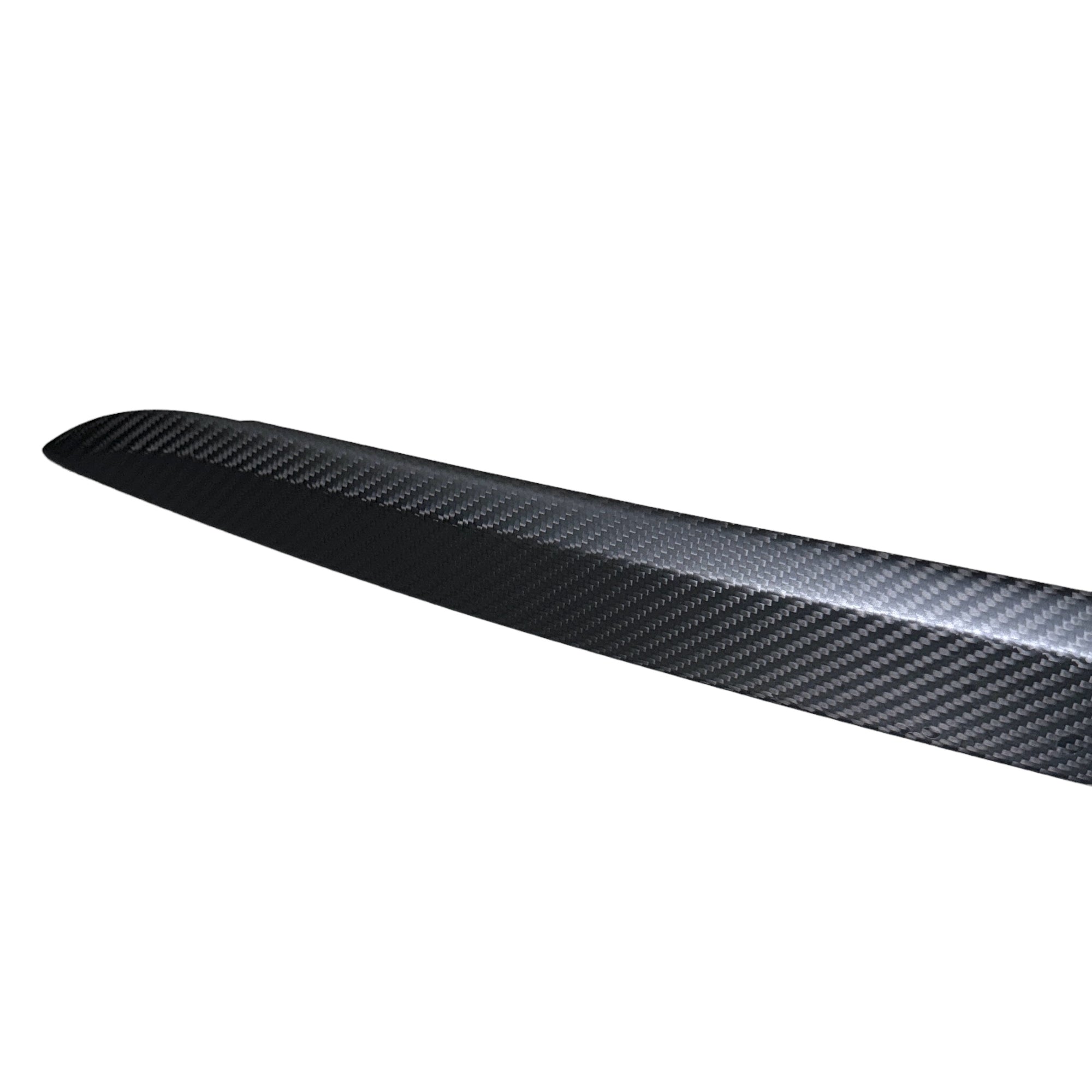 Model X Tailgate Applique Overlay - Real Dry Molded Carbon Fiber