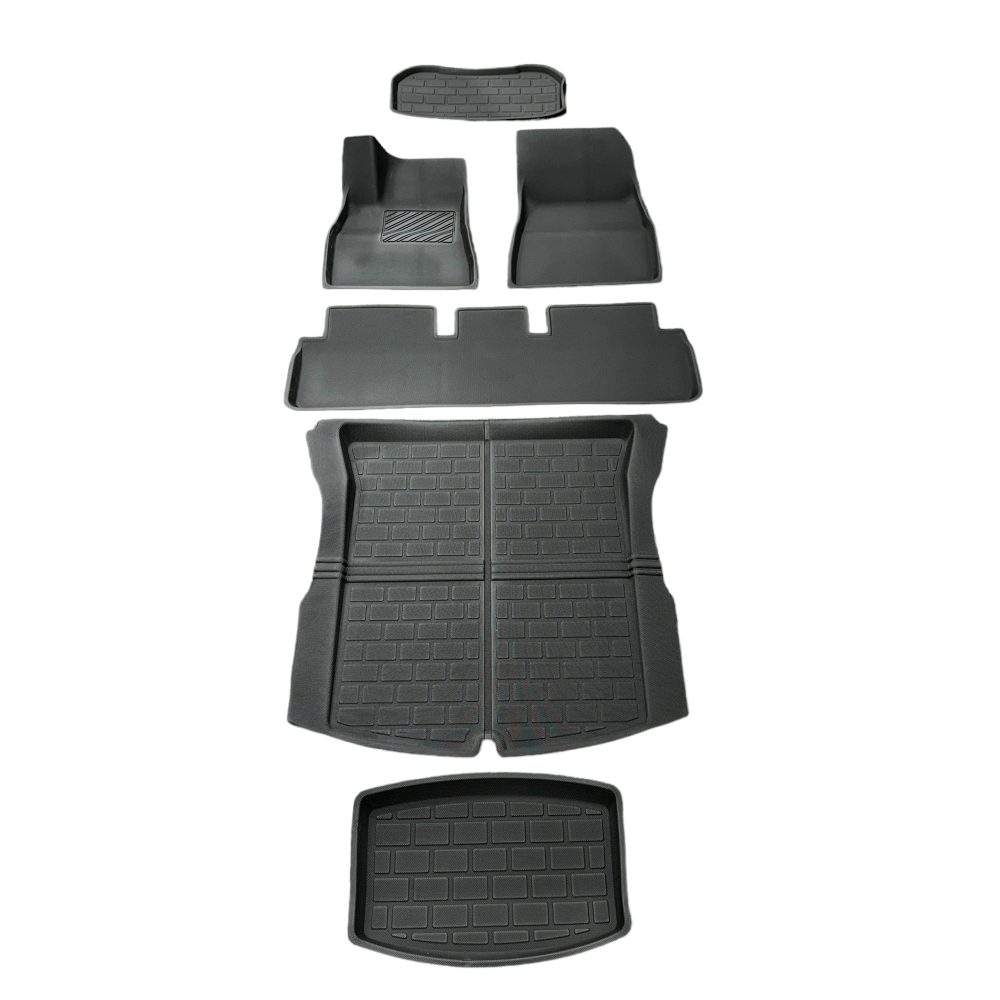 2024+ | Model 3 Highland Refreshed Floor &amp; Cargo Mats All-Weather Design - 3 Layer Construction