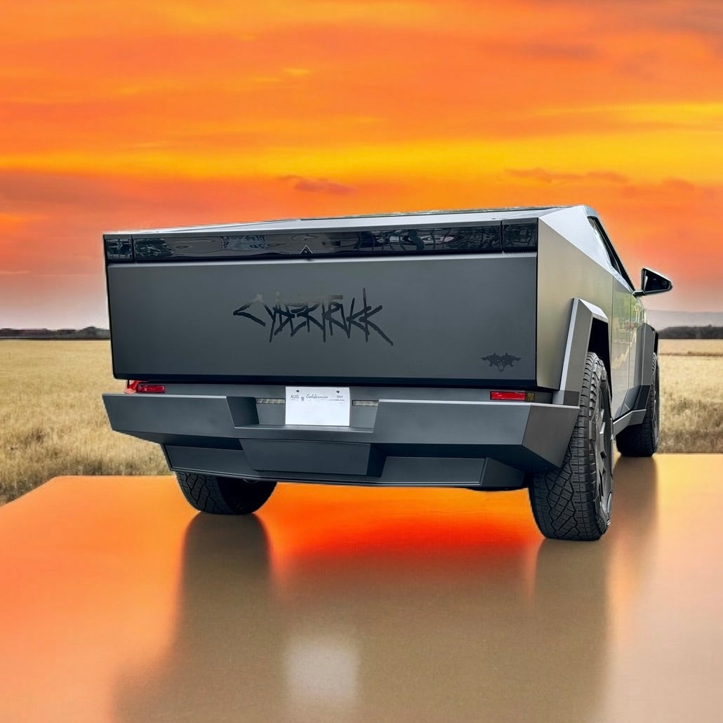 Cybertruck / Cyberbeast Tailgate Vinyl Logo Decal - Variety*