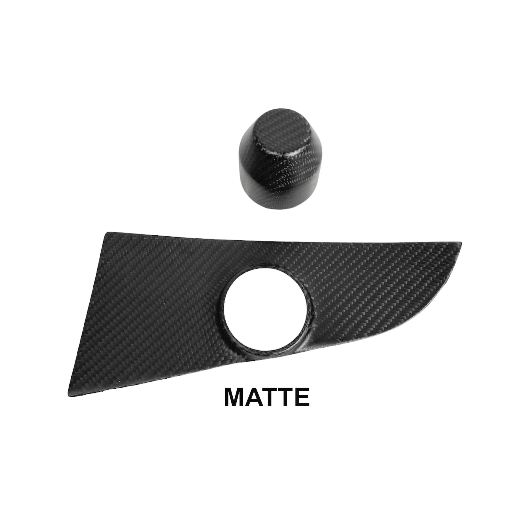 Cybertruck Windshield Wiper Motor Cover & Cap Overlay- Real Molded