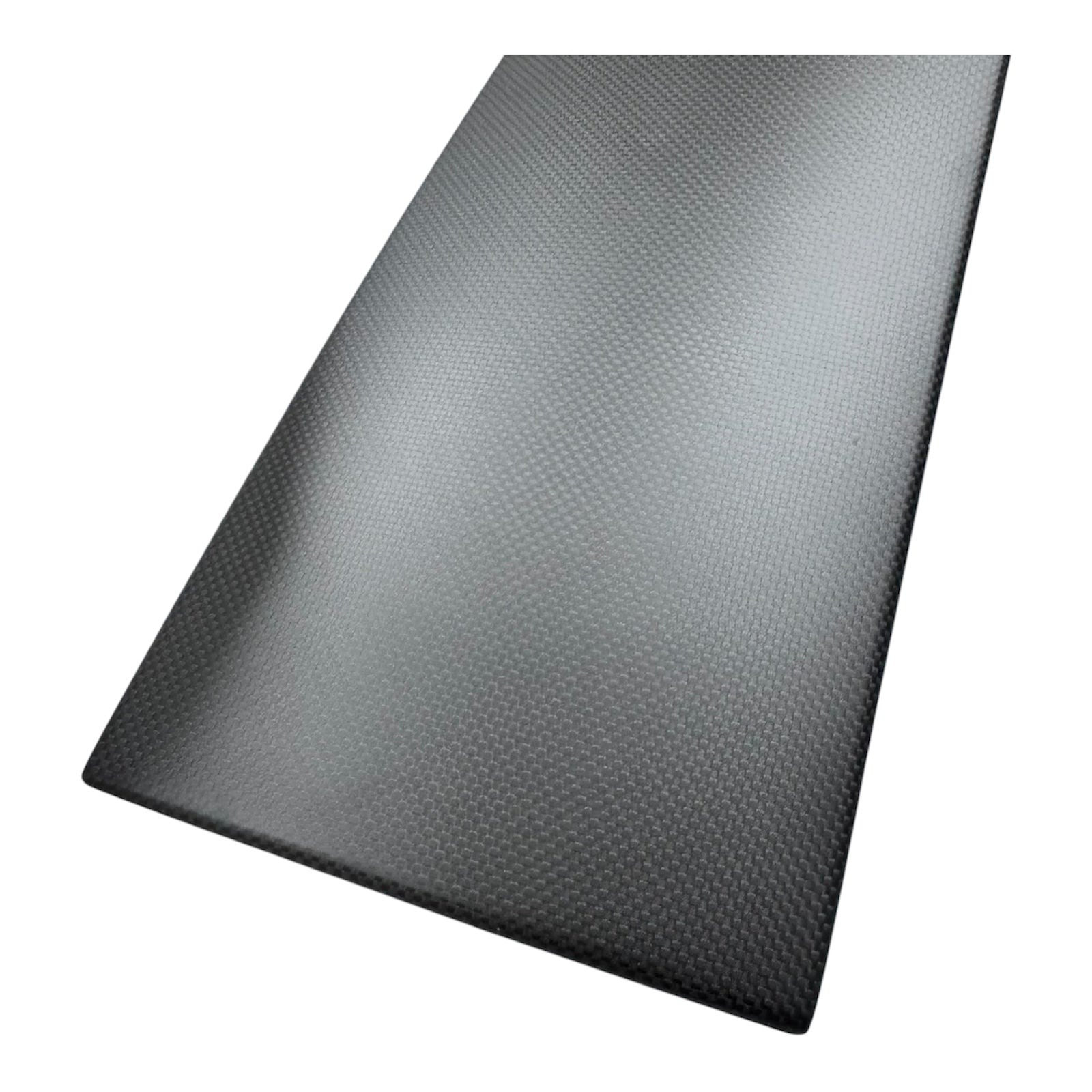 2024+ | Model 3 Highland Refreshed &quot;Plain Weave&quot; (Performance Look) Glovebox Overlay - Real Dry Molded Carbon Fiber