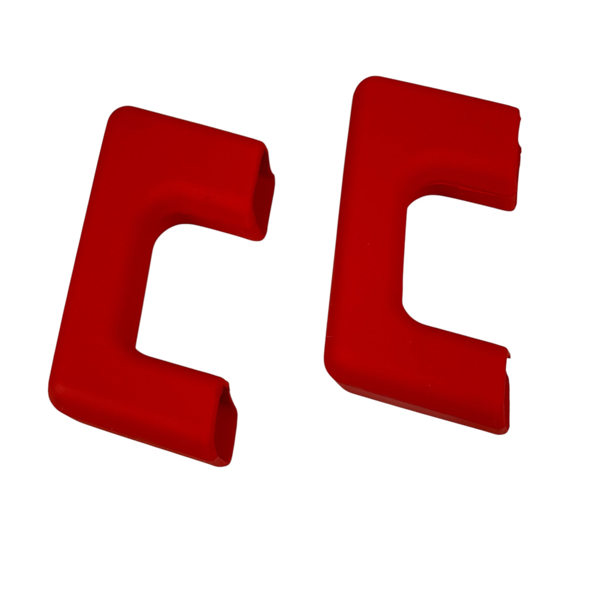 Cybertruck Trailer Hook Protective Cover (1 Pair) - Red Silicone