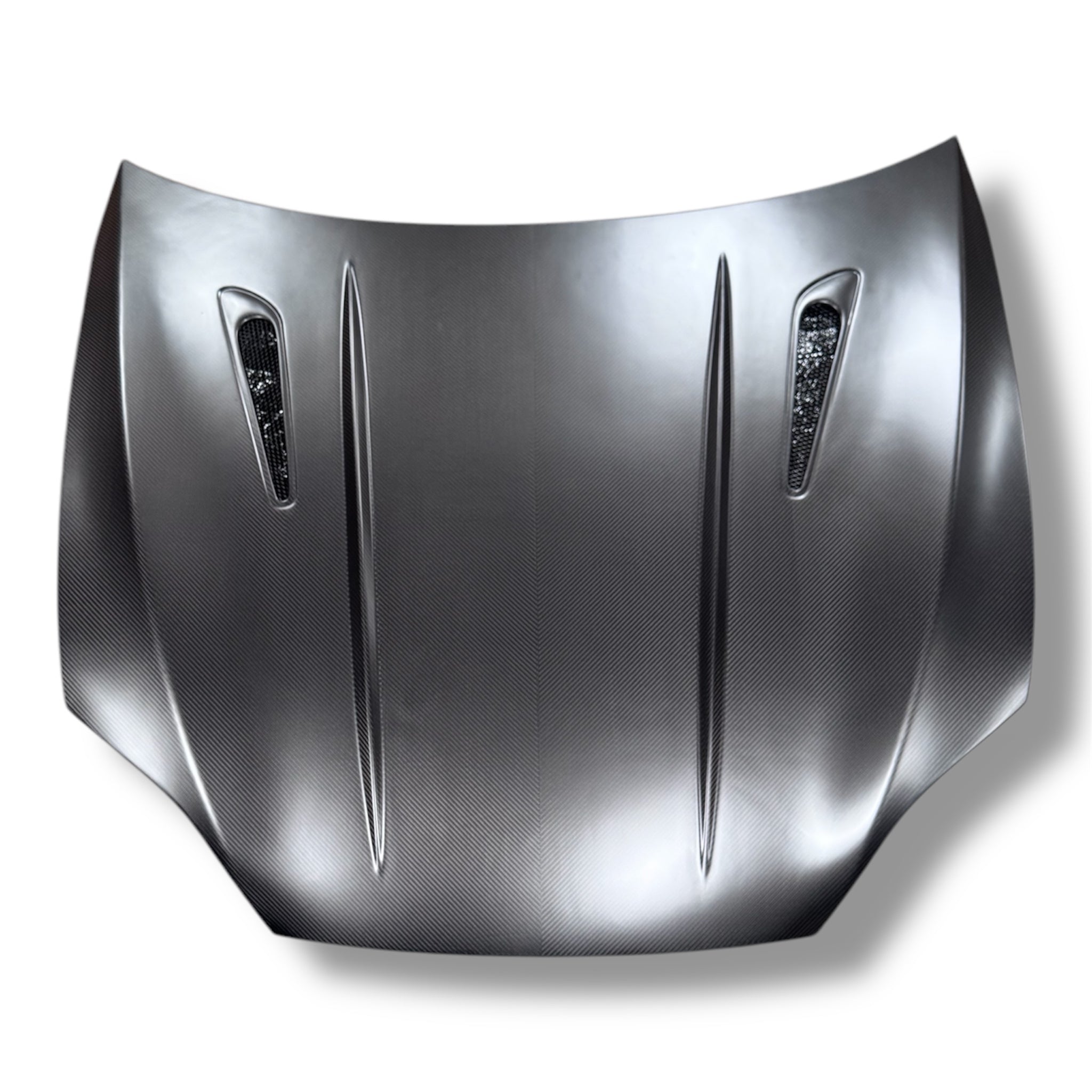 Red Molded Rpm 2021+ | Model S Viento Robot Hood - Dual Layer Clear Bra - Dry Molded ...