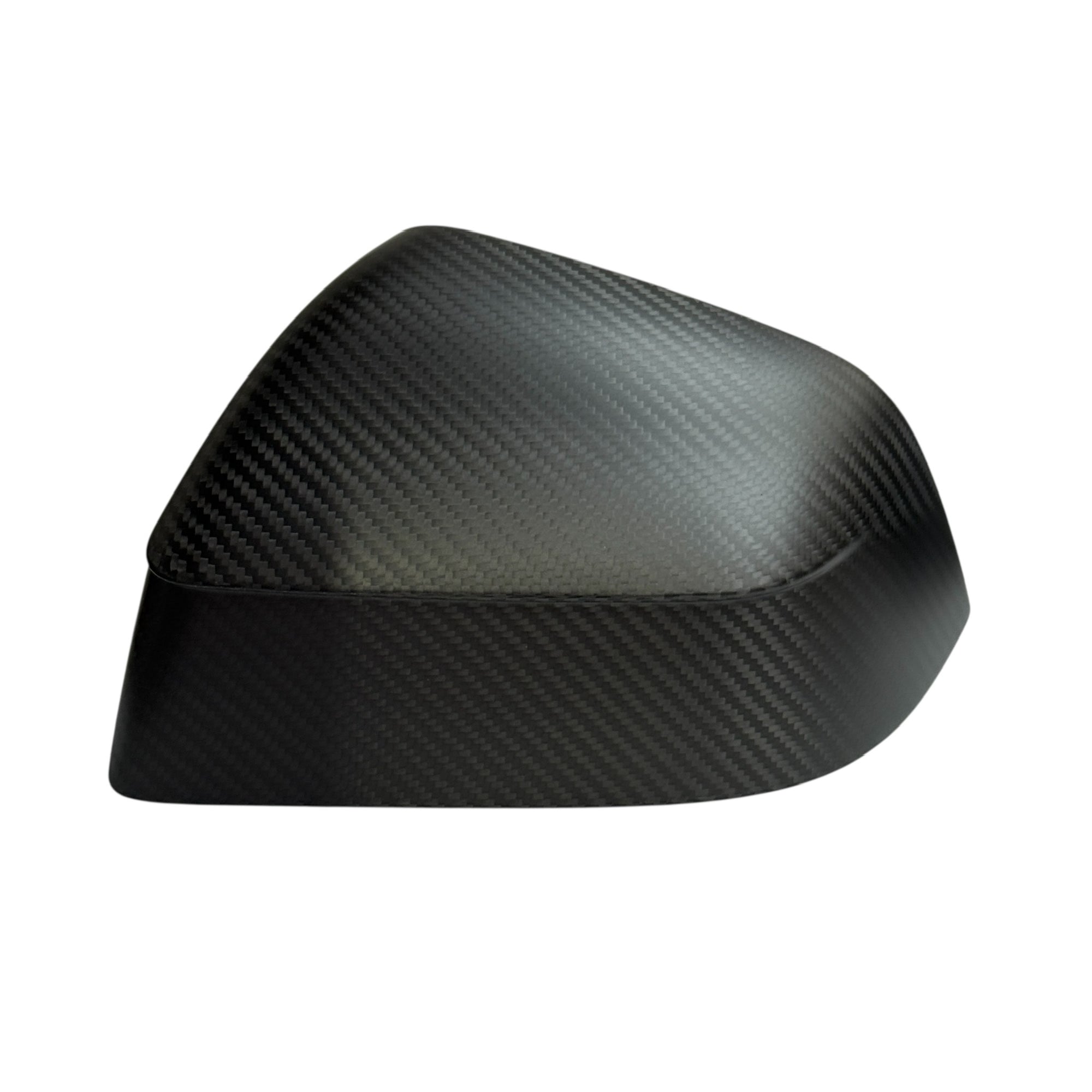 2025+ | Model Y Juniper Refreshed Side View Mirror Overlays (1 Pair) - Real Molded Carbon Fiber
