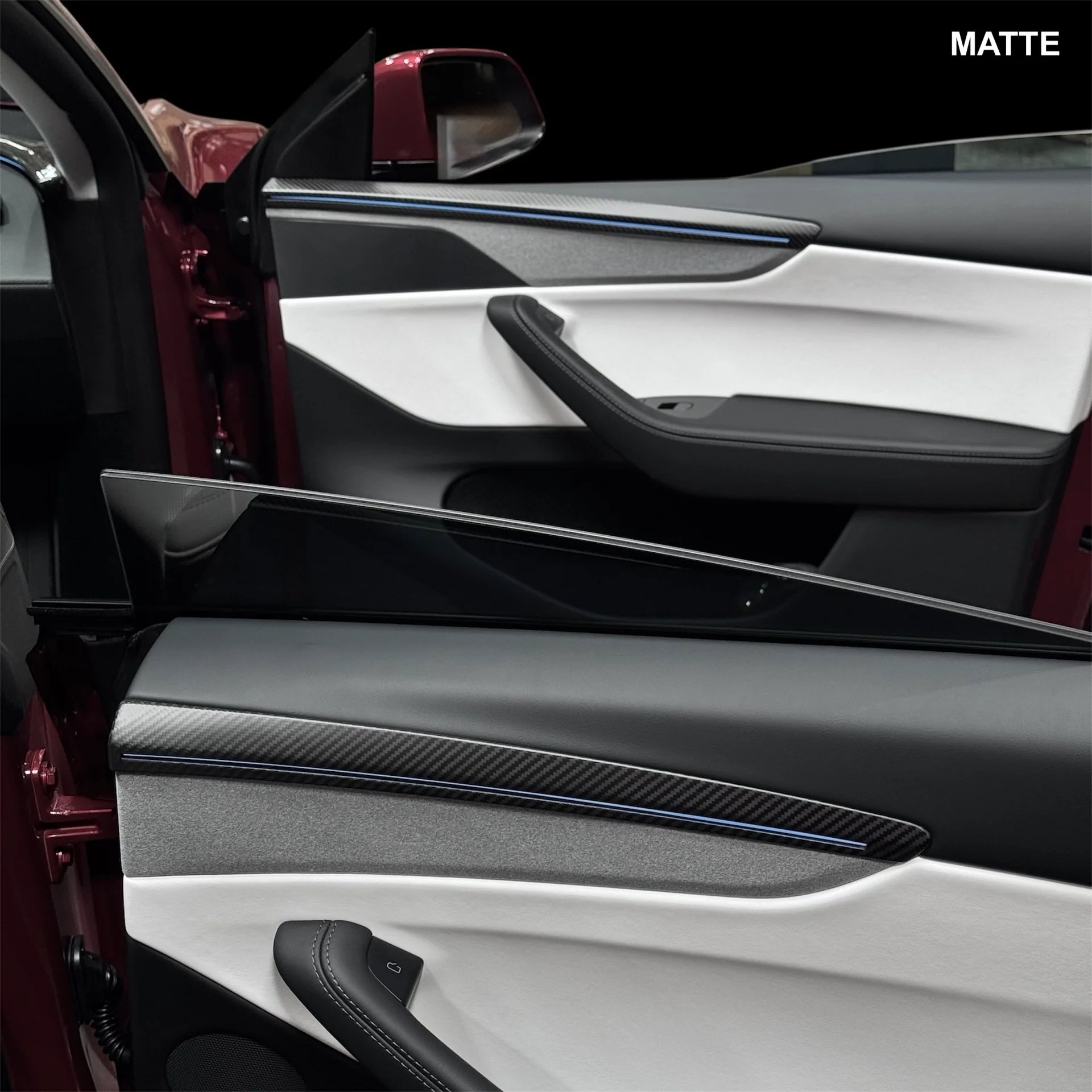 2026+ | Model Y Juniper Refreshed Full Interior Carbon Fiber Kit Bundles (18 Pieces) - Real Dry Molded Carbon Fiber