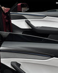 2026+ | Model Y Juniper Refreshed Full Interior Carbon Fiber Kit Bundles (18 Pieces) - Real Dry Molded Carbon Fiber