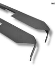 Cybertruck Front & Rear Lower Door Panel Overlays (4 Pieces) - Real Dry Molded Carbon Fiber