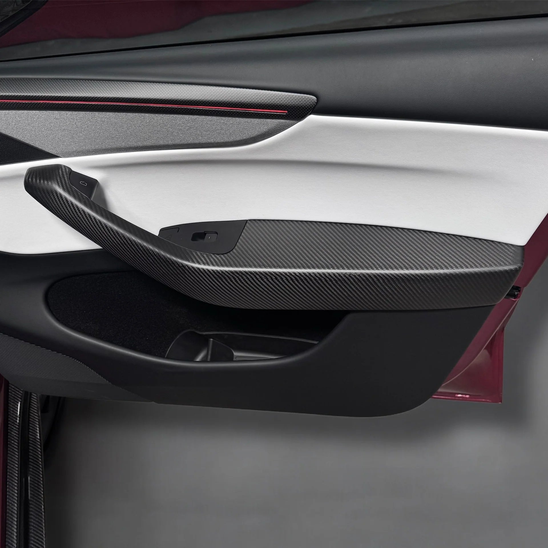 2026+ | Model Y Juniper Refreshed Full Interior Carbon Fiber Kit Bundles (18 Pieces) - Real Dry Molded Carbon Fiber