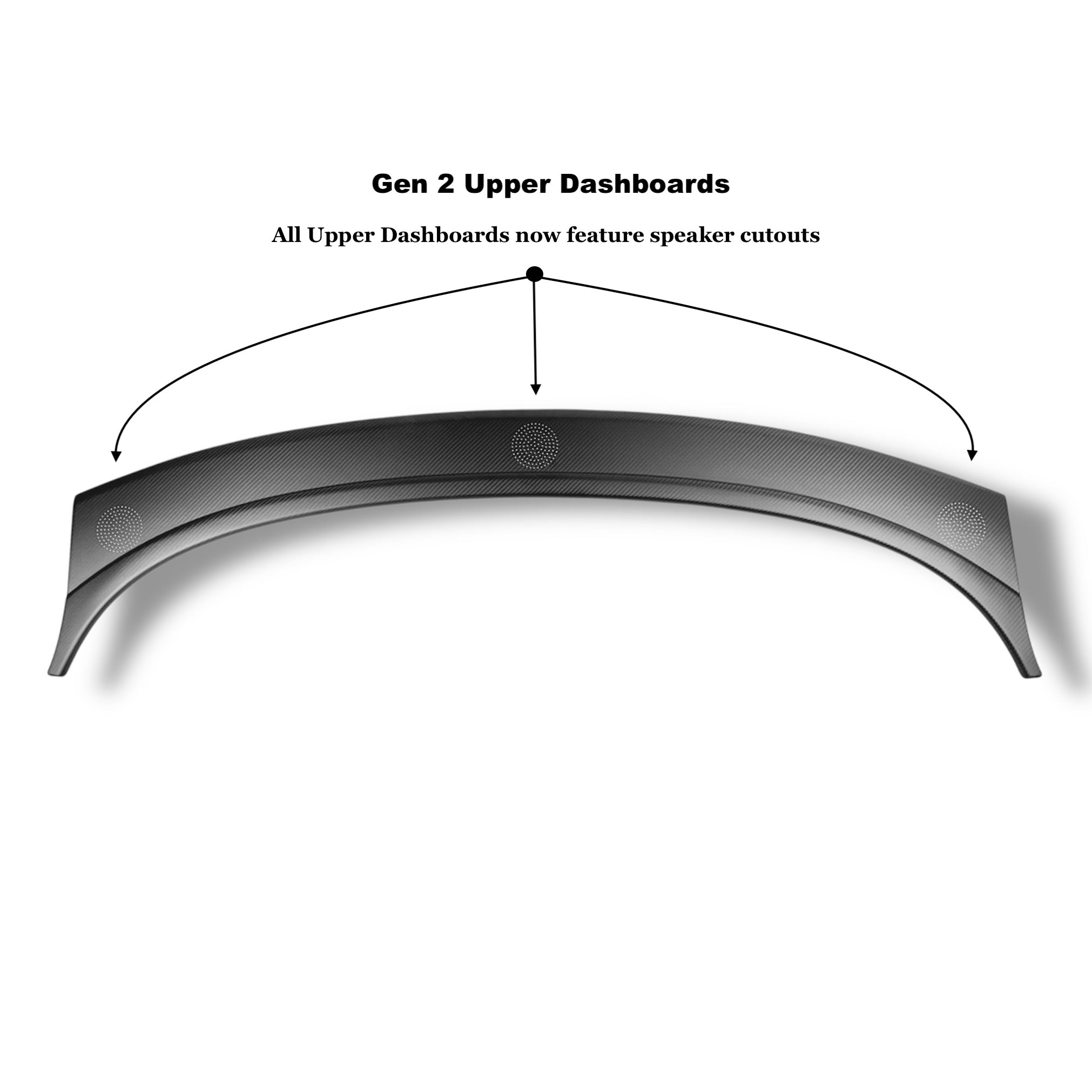 2024+ | Model 3 Highland Refreshed Dashboard Decor Wing
