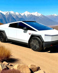Cybertruck All-Terrain Full Carbon Fiber Wheel Cap Replacement - Real Dry Molded Carbon Fiber