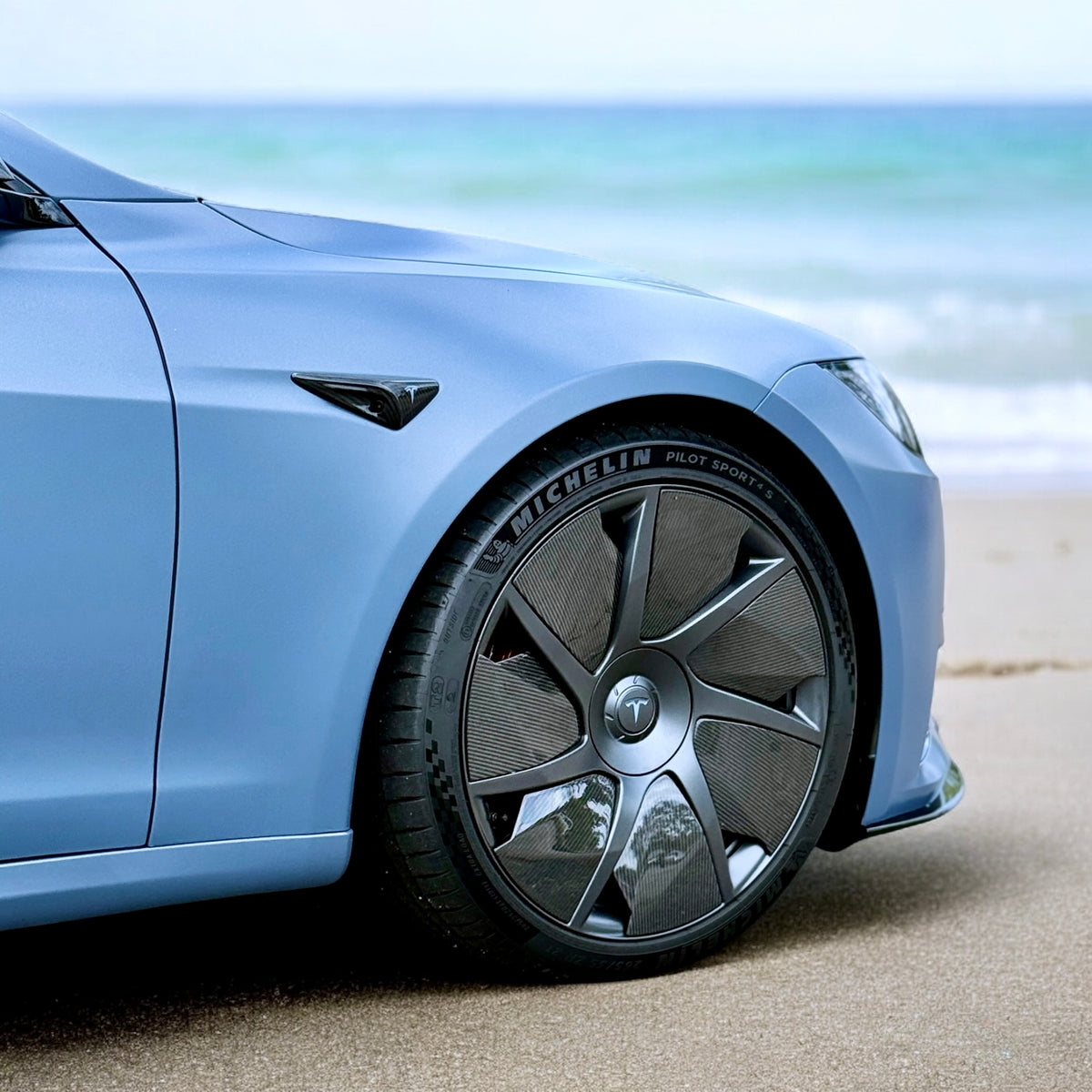 Car Rims Insert 2026+ Model S 21β Velarium Carbon Fiber Spoke Inserts β 28pc β RPM ...