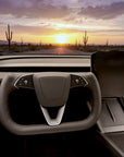 2026+ | Model Y Juniper Refreshed Heated Yoke Steering Wheel Upgrade –  Black or White