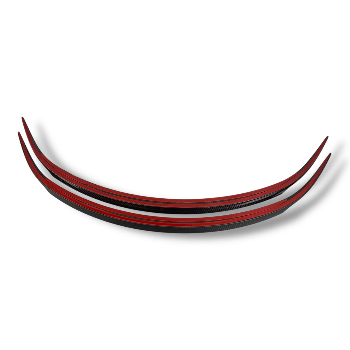 2026+ | Model Y Juniper "Plain Weave" Wide Performance Style Spoiler - Real Dry Molded Carbon Fiber