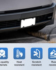 Cybertruck Front License Plate Holder with Quick Release - No Drill