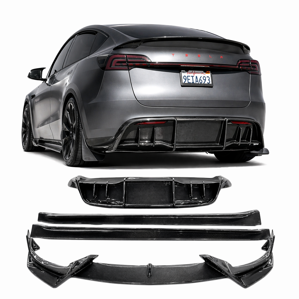 2020-2025 | Model Y Colossal Full Body Kit - Real Dry Molded Carbon Fi ...