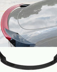 2020 - 2025 | Model Y Rear Spoiler Tail Sport Look - Glossy Black and Red