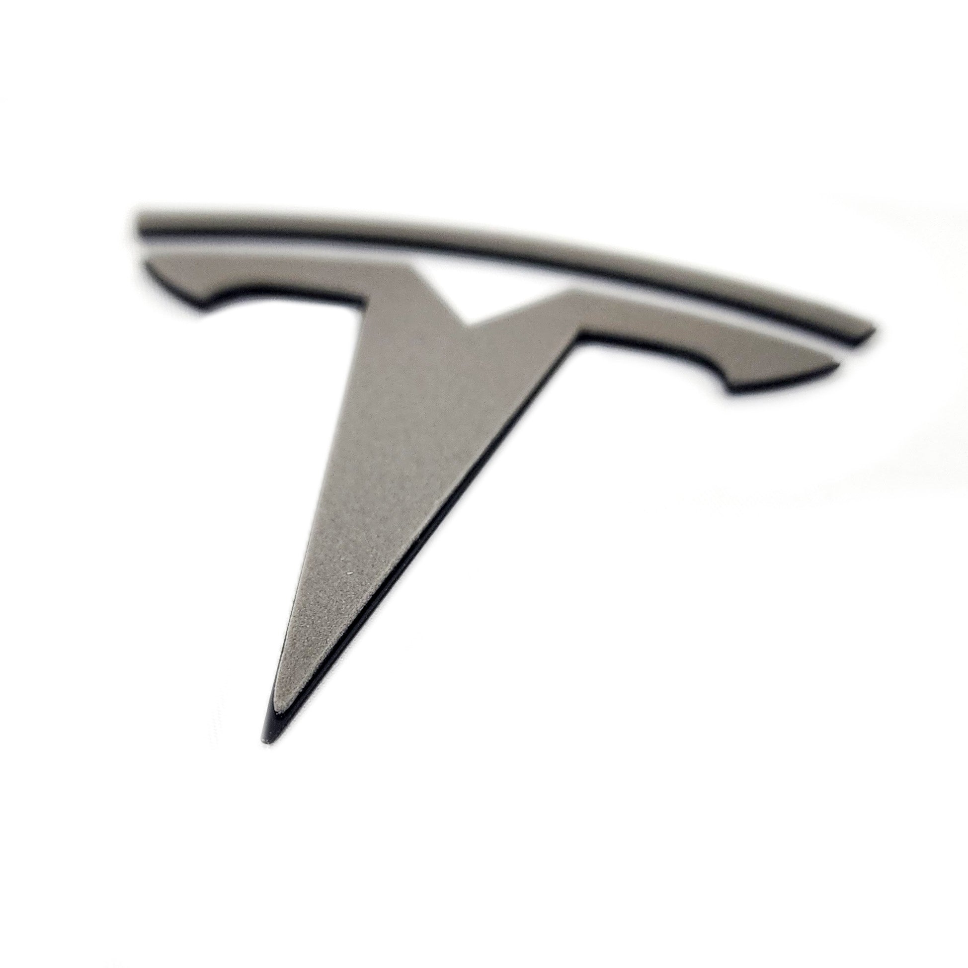 Model 3 Replacement TESLA T Logo Emblems for Hood &amp; Trunk (1 Pair, 4 Pieces)