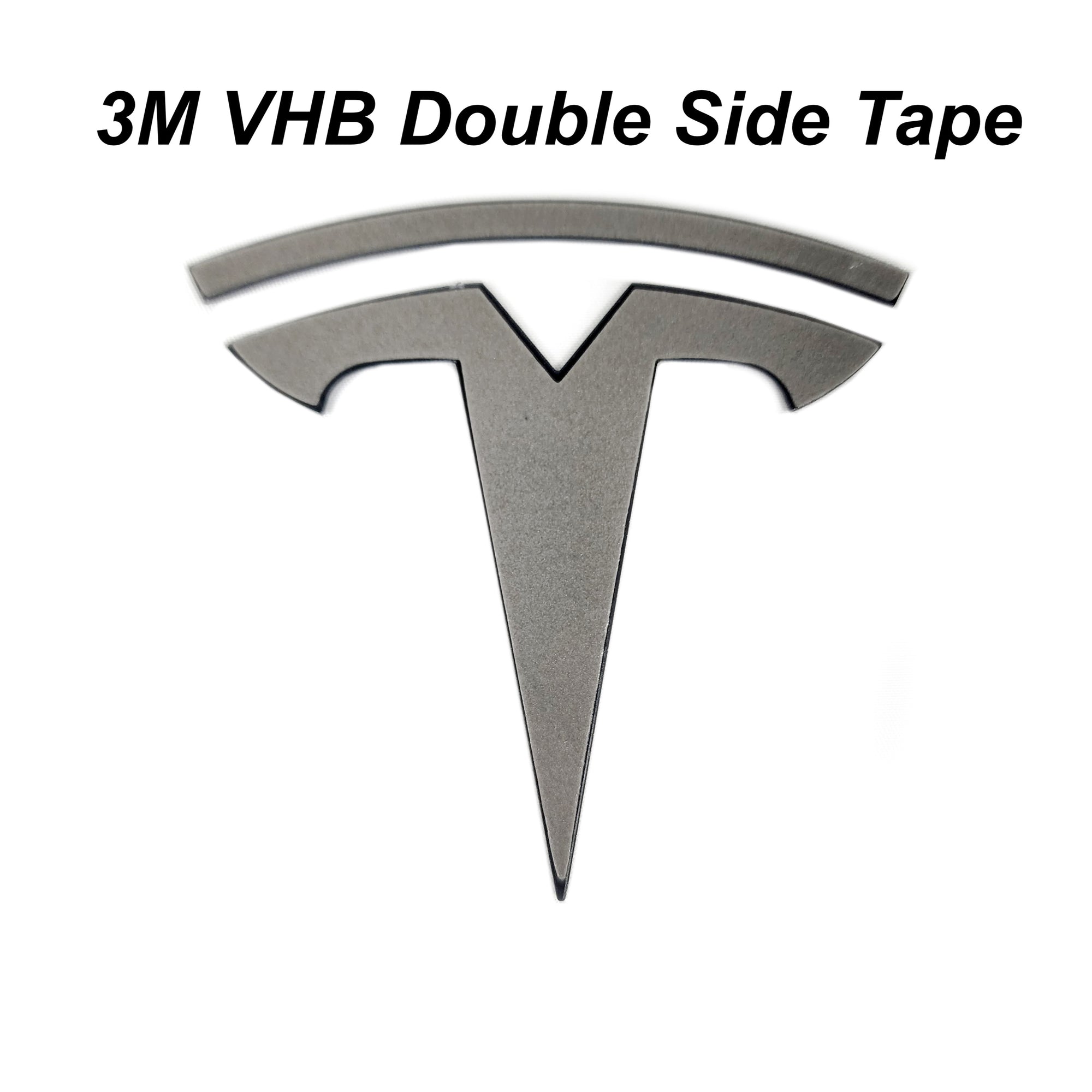 Model 3 Replacement TESLA T Logo Emblems for Hood &amp; Trunk (1 Pair, 4 Pieces)