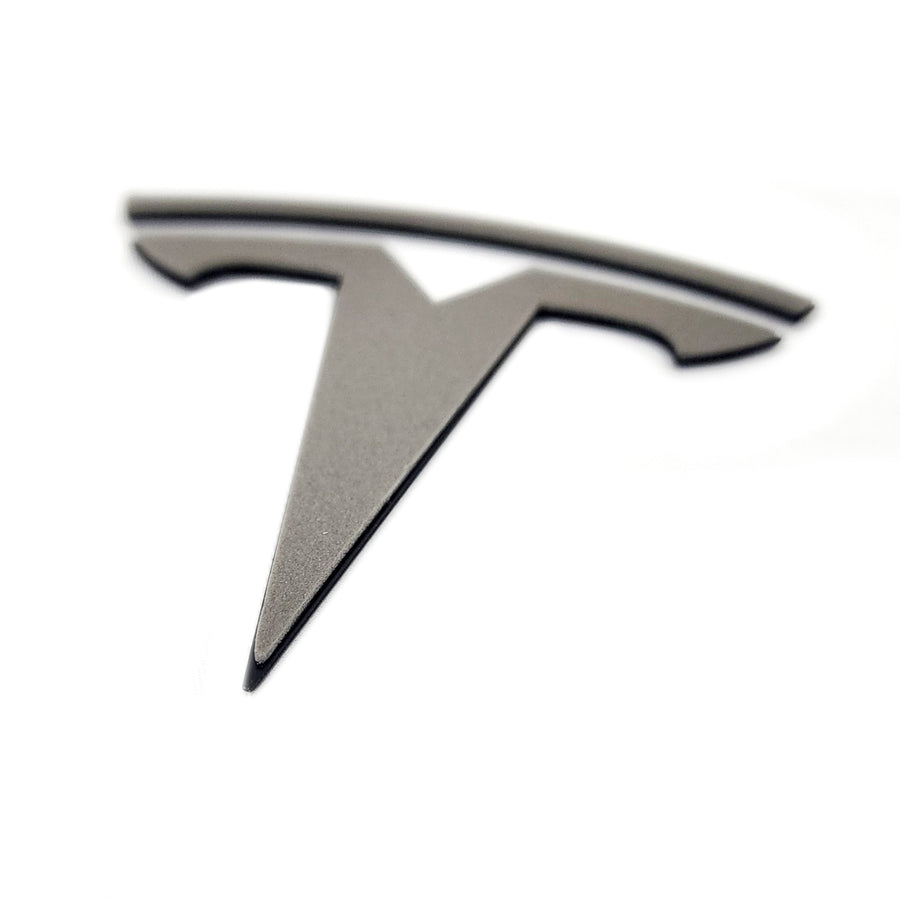 Logos ABS noir mat avant ou arrière de remplacement Pour Tesla Model 3 & Y